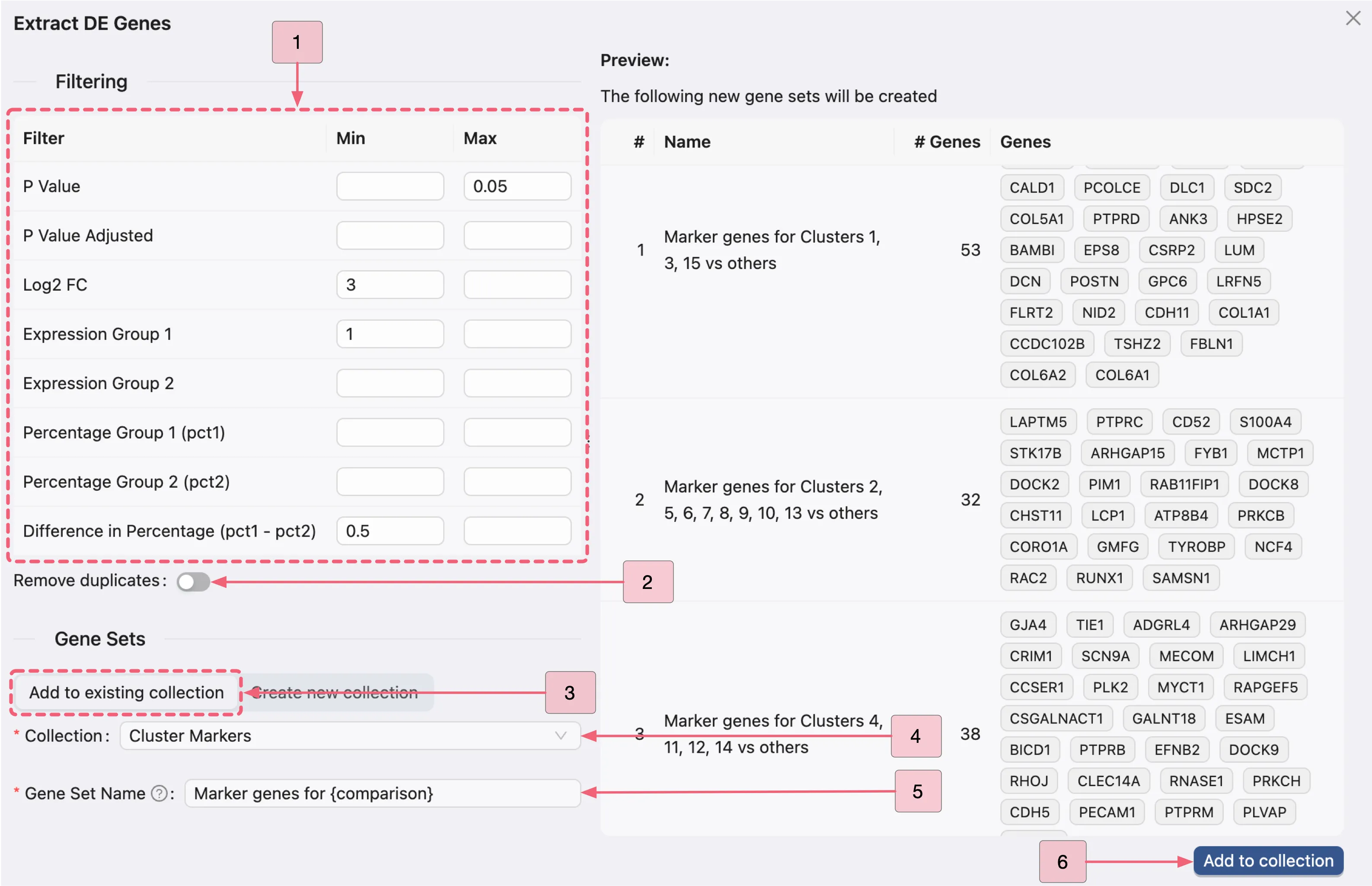 Extract DE Genes Extract DE Genes