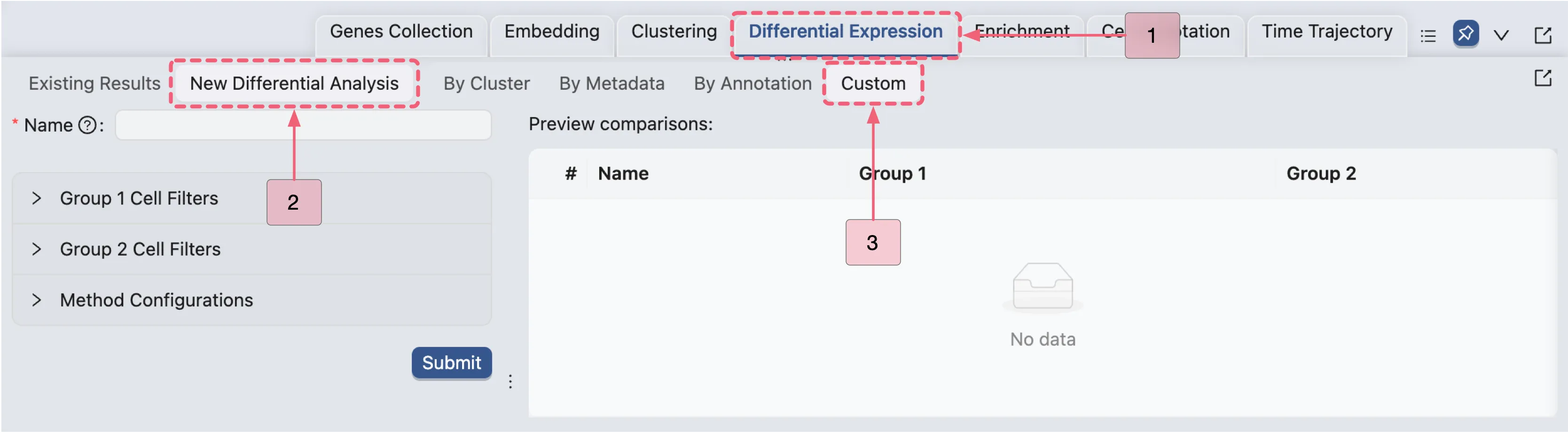 Navigate to a New Form of Differential Expression Analysis Navigate to a New Form of Differential Expression Analysis