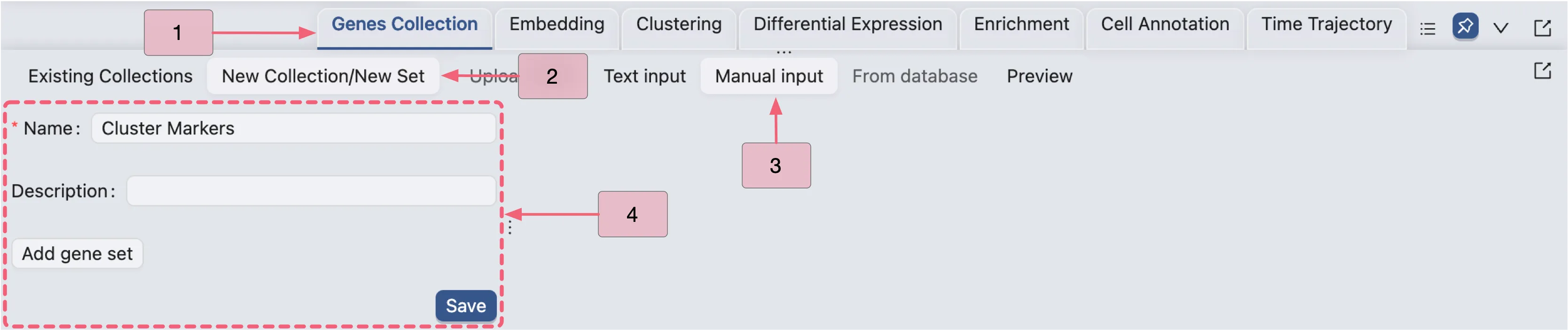 New Form for The New Gene Set Collection New Form for The New Gene Set Collection