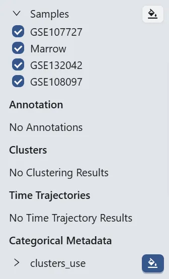 Retain only the visualization of the clustering