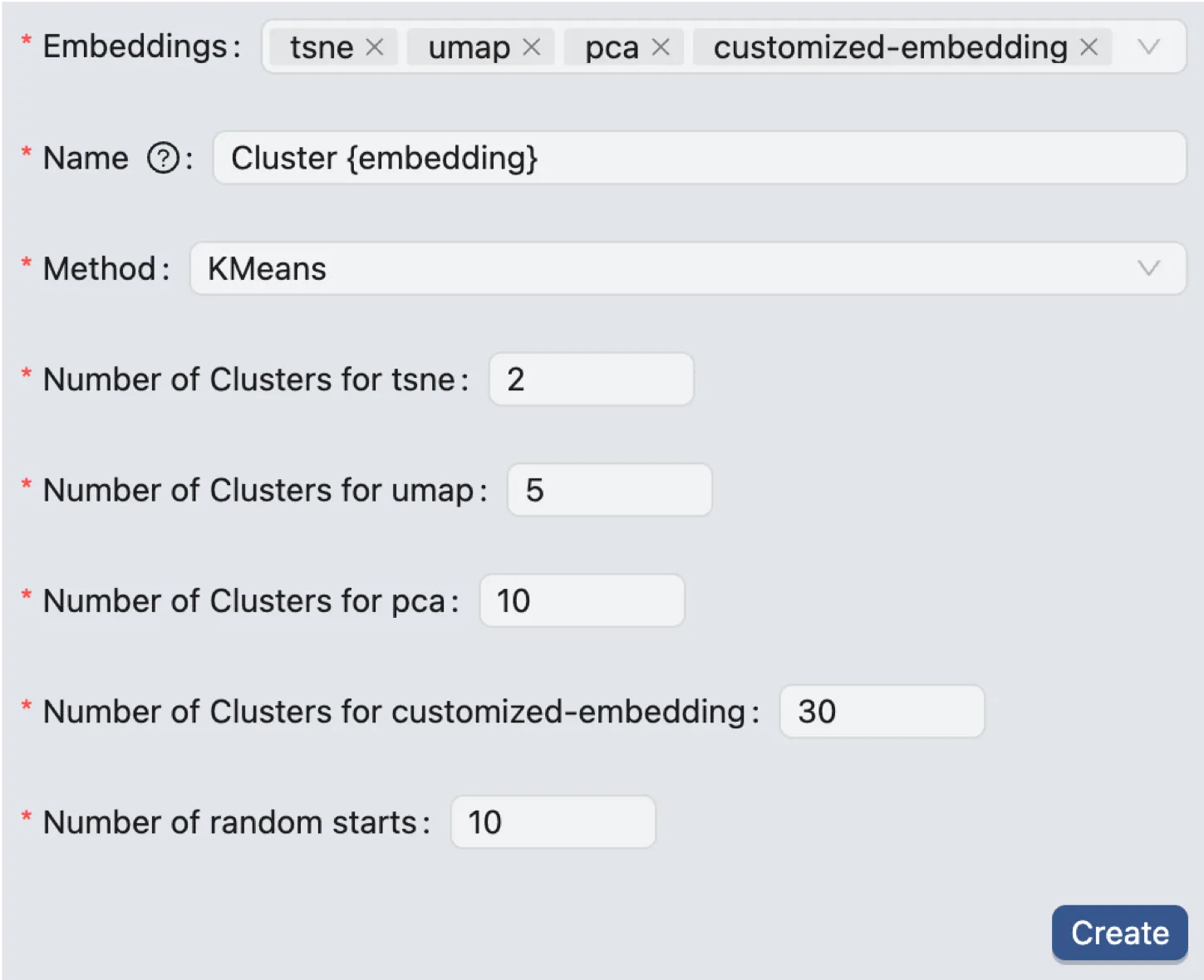 Kmeans Clustering Form