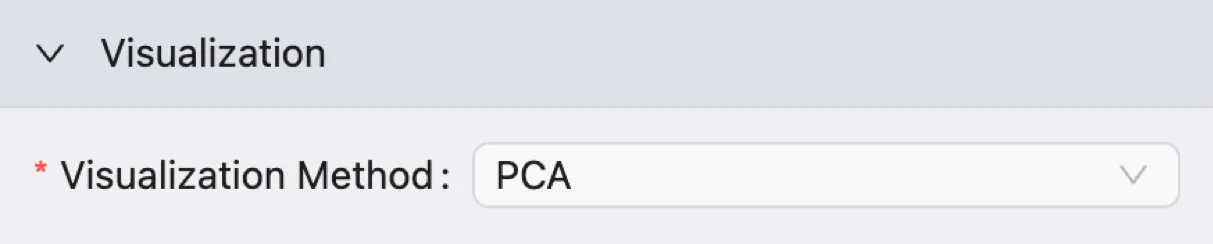 PCA Visualization Panel